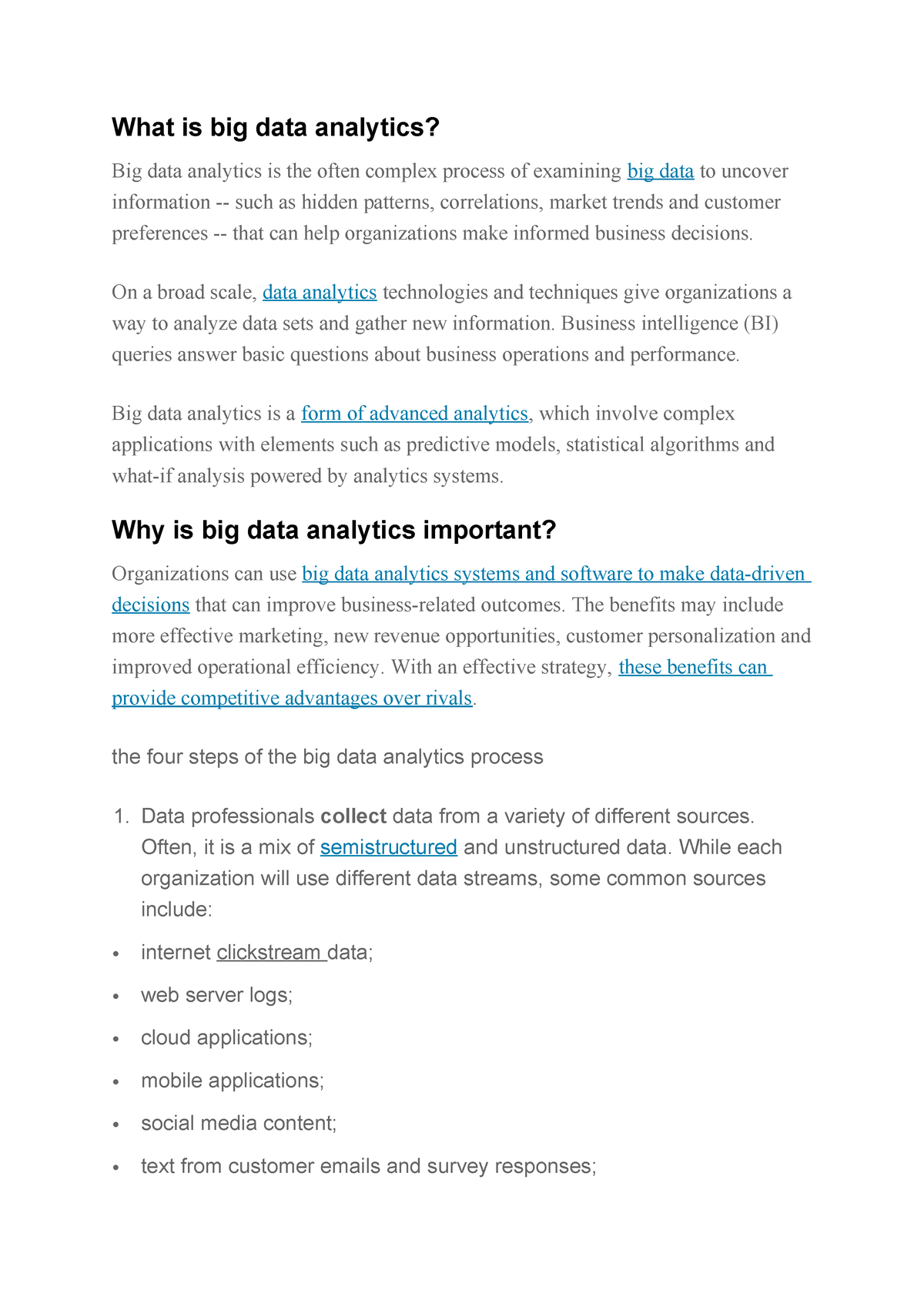 Big Data Analytics - Digital Fluency Notes - What Is Big Data Analytics ...