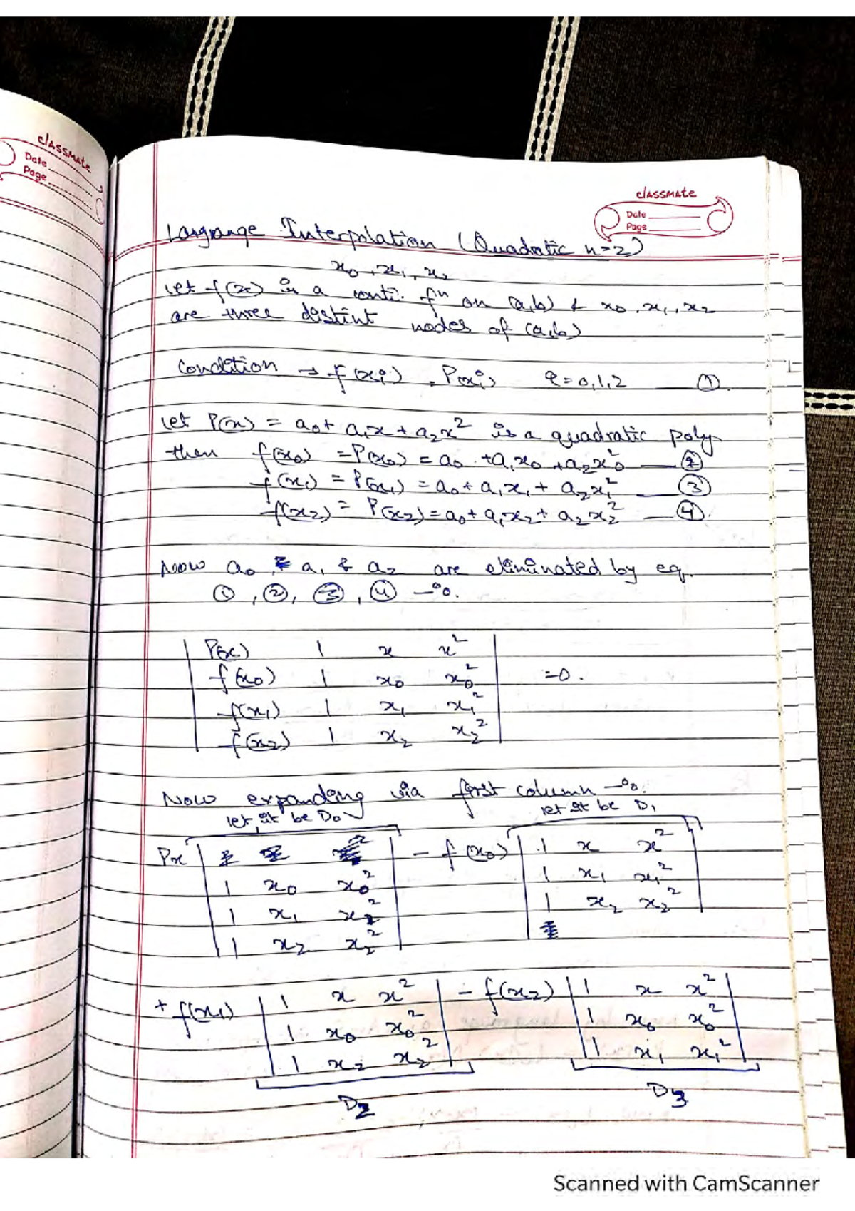 Numerical methods notes - classmate Date Language Interpolation ...
