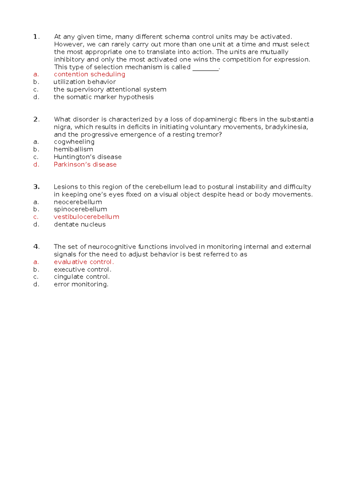 Sample/practice Exam 14 September 2015, Questions And Answers - At Any ...