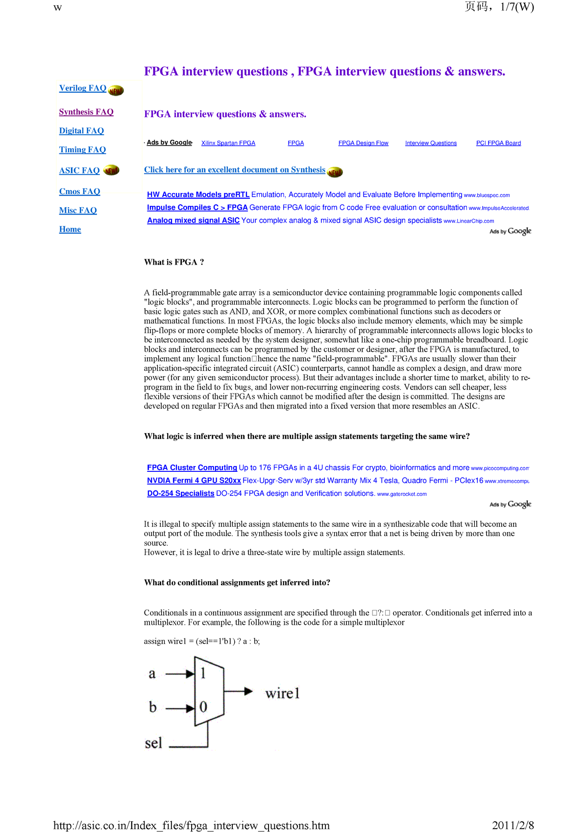 Fpga interview questions 2 FPGA interview questions , FPGA interview