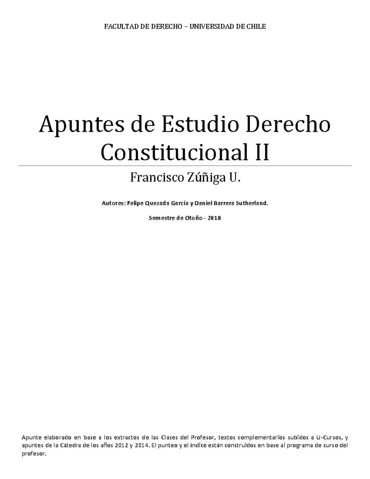 Apuntes De Estudio Derecho Constitucional II - Final Para Imprimir ...