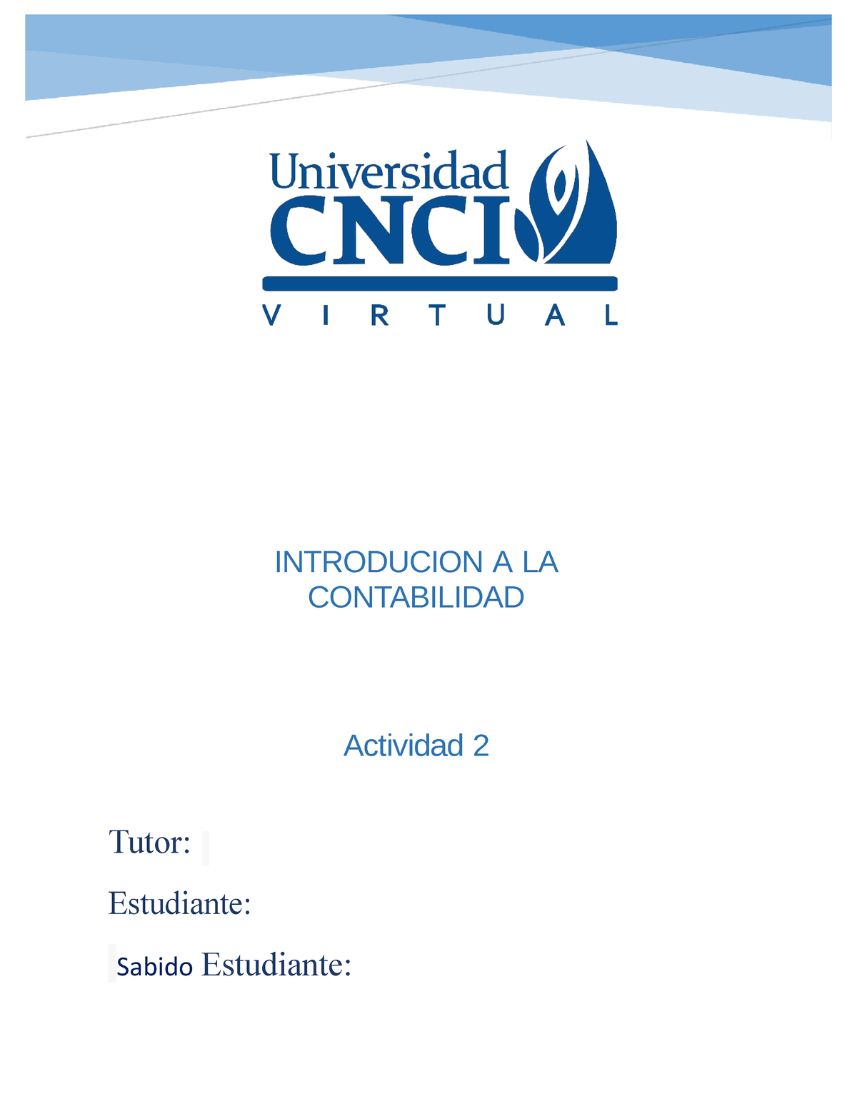 Introduccion A La Contabilidad Actividad 2 Cnci 2021 Introducion A La Contabilidad Actividad 6116