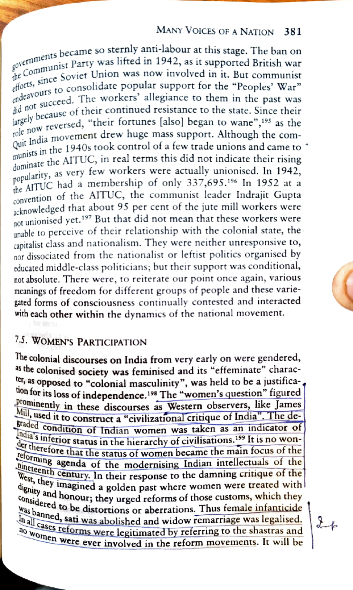 Role of women in Indian freedom struggle - MANY VOICES OF A NATION 381 ...