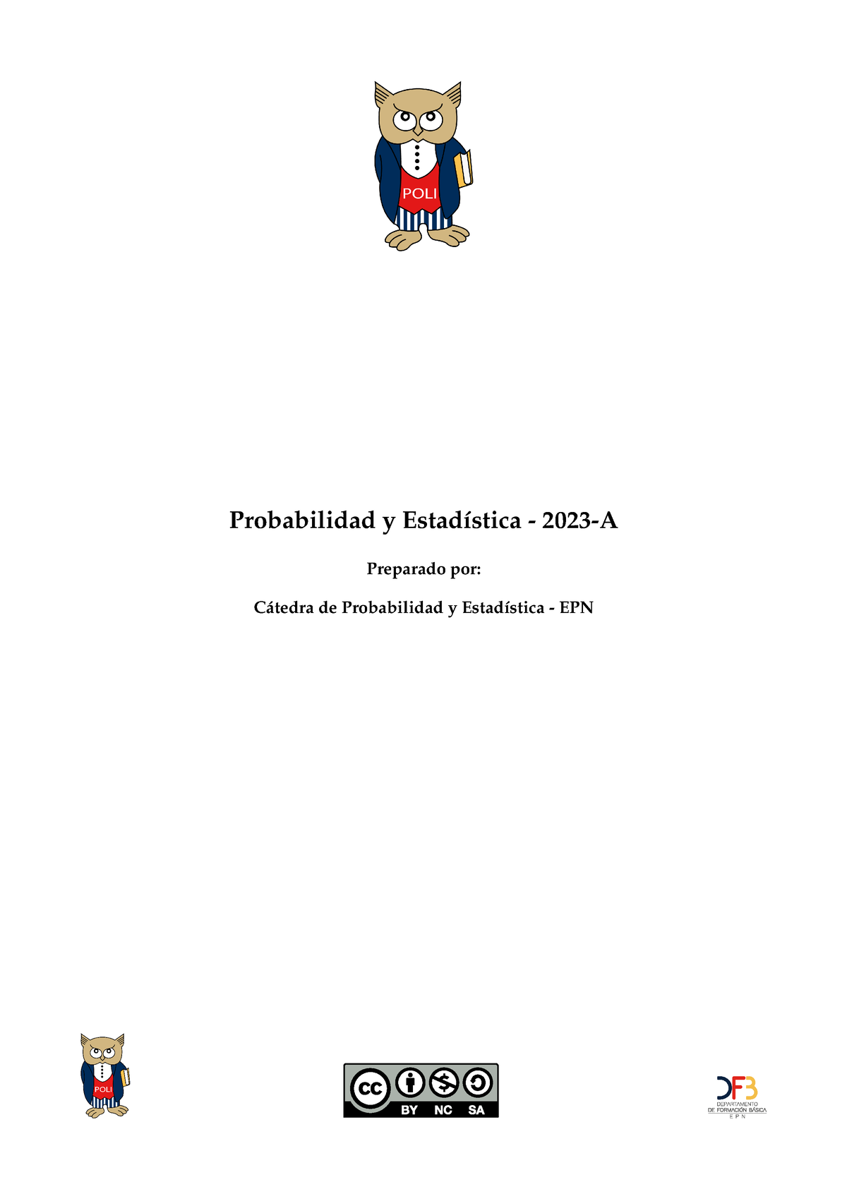 Probabilidad Y Estadística 2023A - Probabilidad Y Estadística - EPN ...