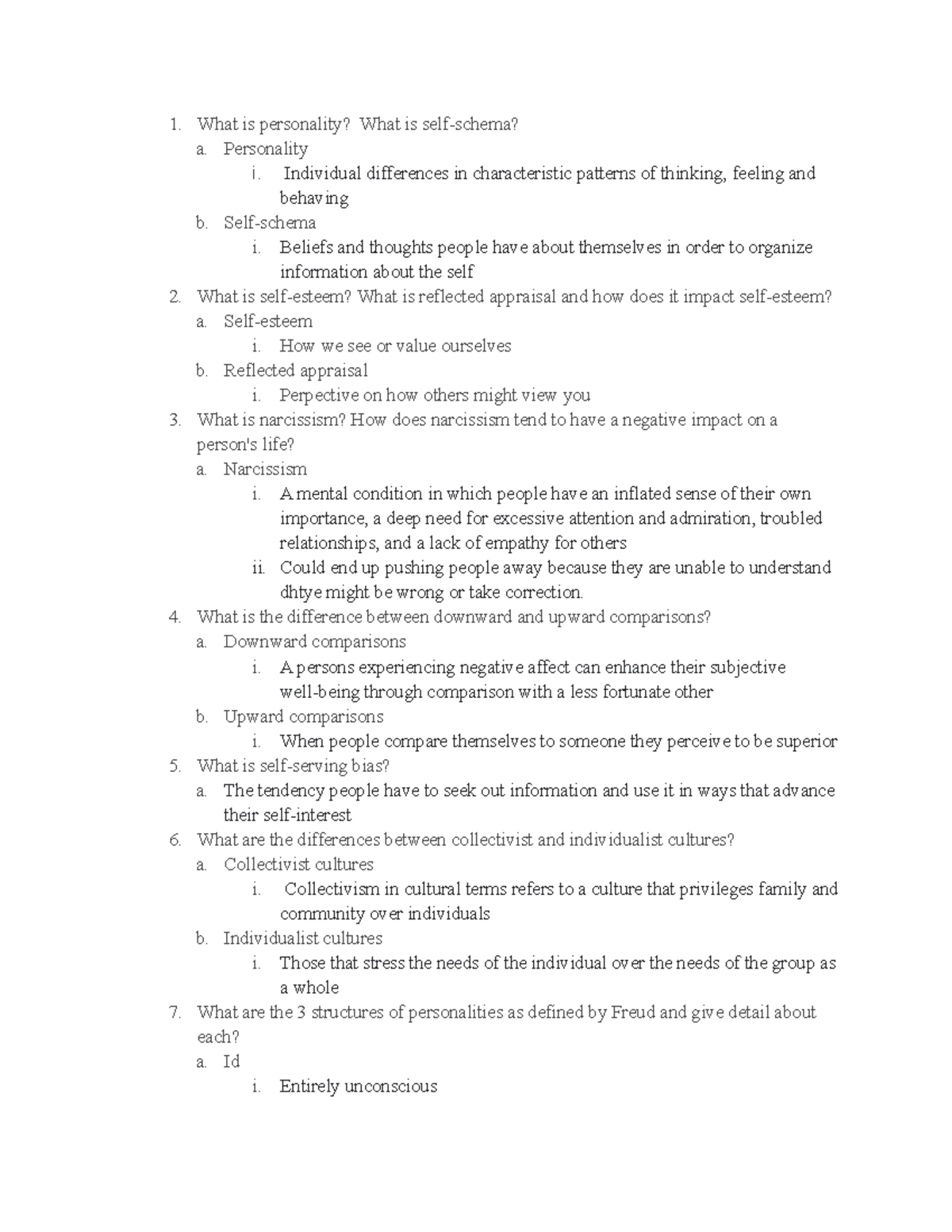 lecture-homework-8-what-is-personality-what-is-self-schema-a