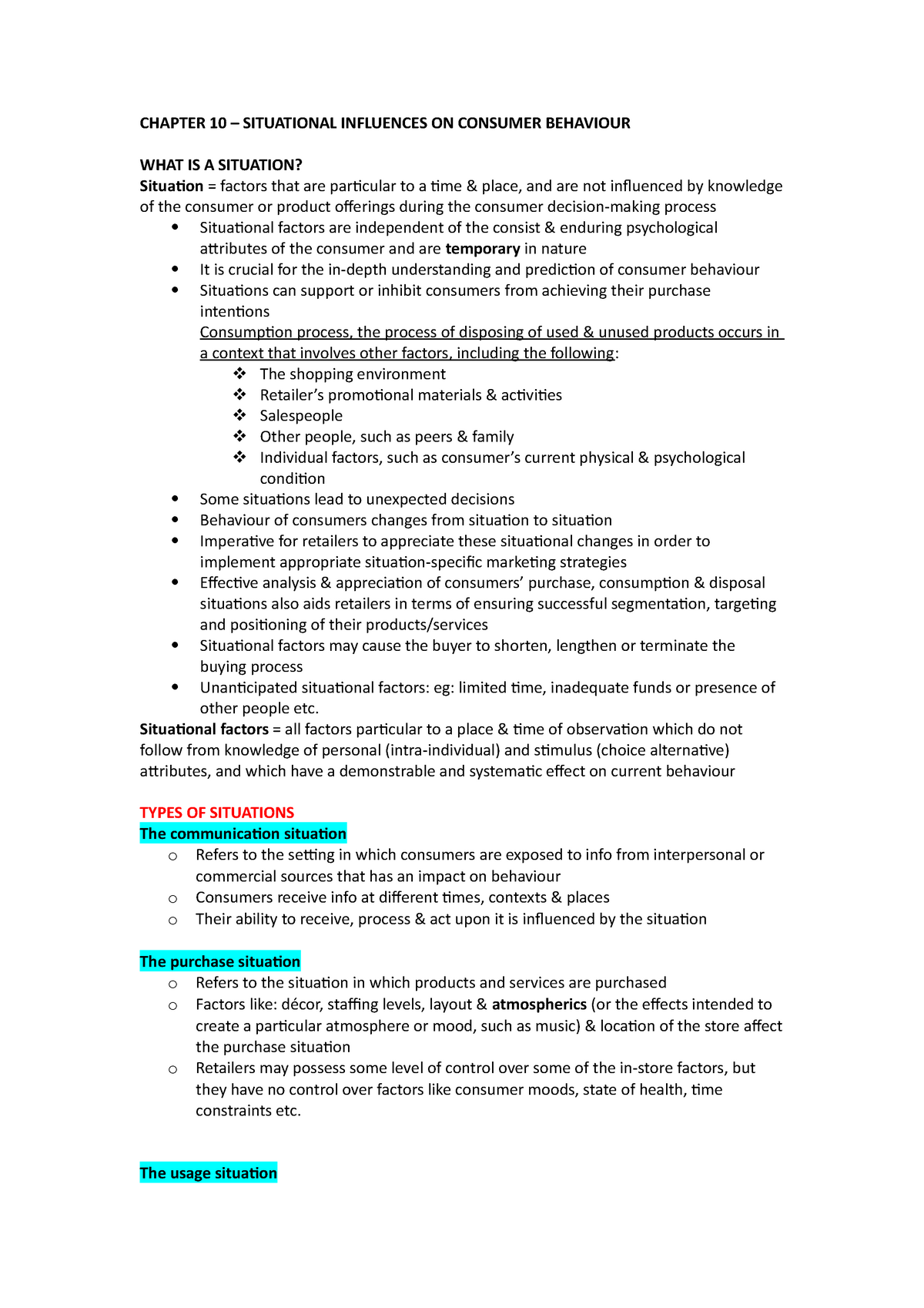 chapter-10-summary-bem-212-chapter-10-situational-influences-on-consumer-behaviour-what-is-a