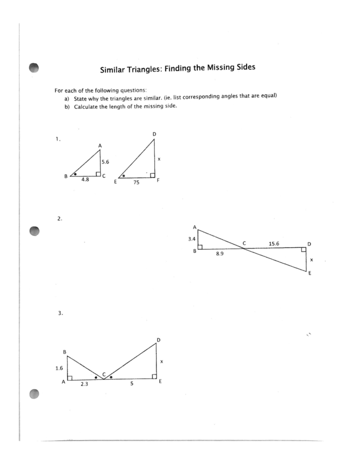 10D 6.1 Homework - worksheet - Studocu