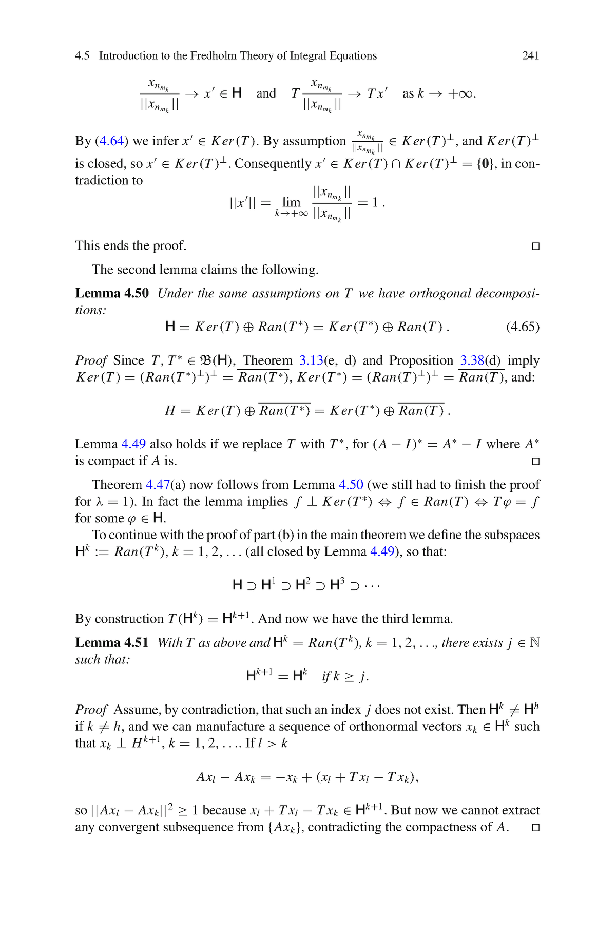 Quantum Mechanics - 4 Introduction to the Fredholm Theory of Integral ...