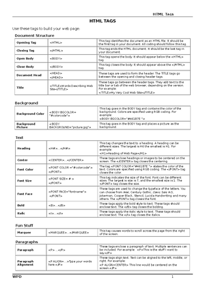 Workshop 1 - Web Development & HCI first worksheet - Workshop 1 - Web ...