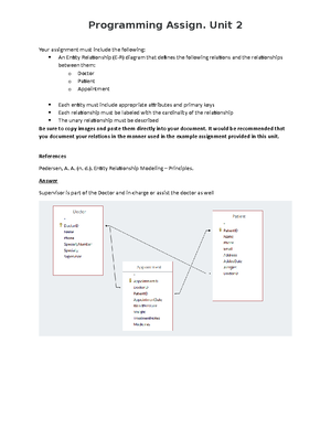 cs 2203 programming assignment unit 4