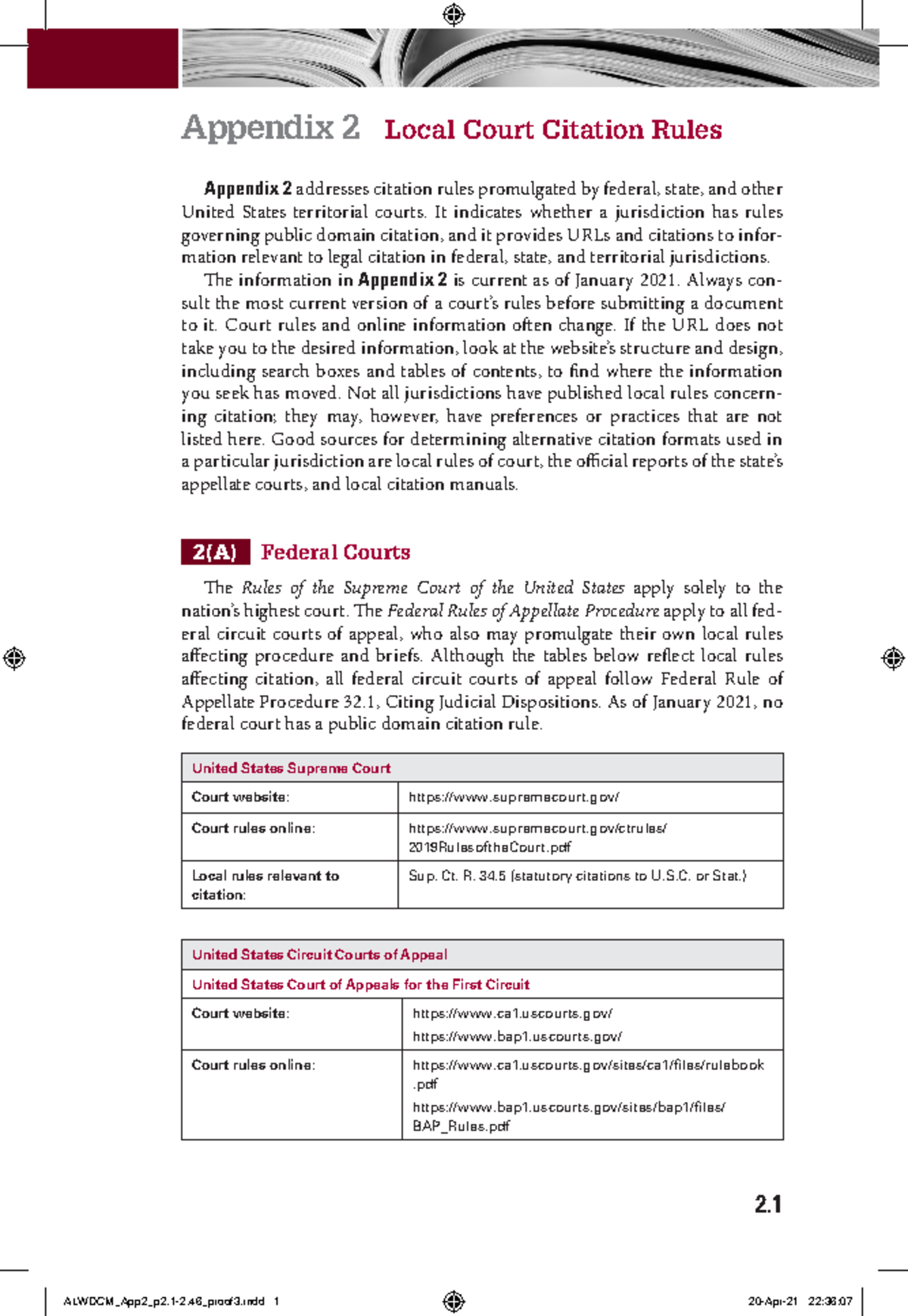 Court Citation Rules Law 2 Appendix 2 Local Court Citation Rules   Thumb 1200 1740 