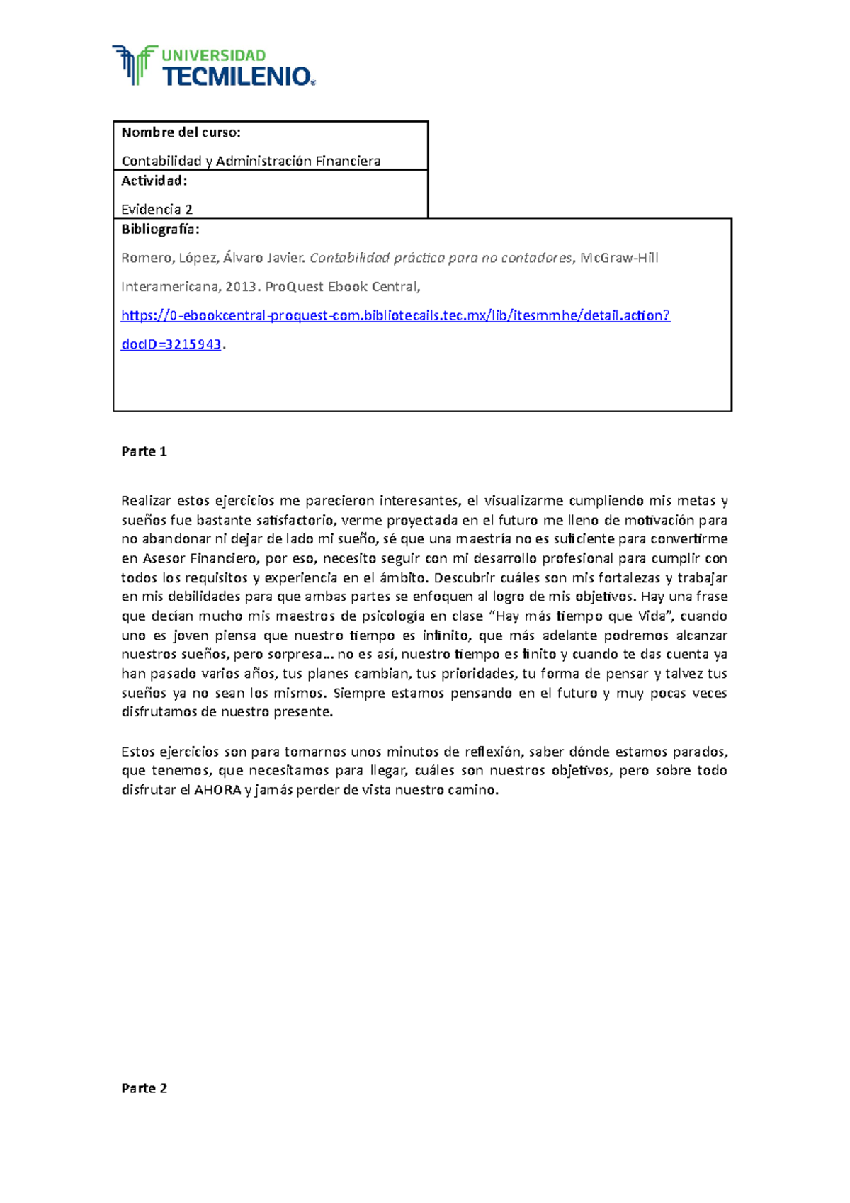 Evidencia 2 Final Contabilidad Financiera - Nombre del curso ...