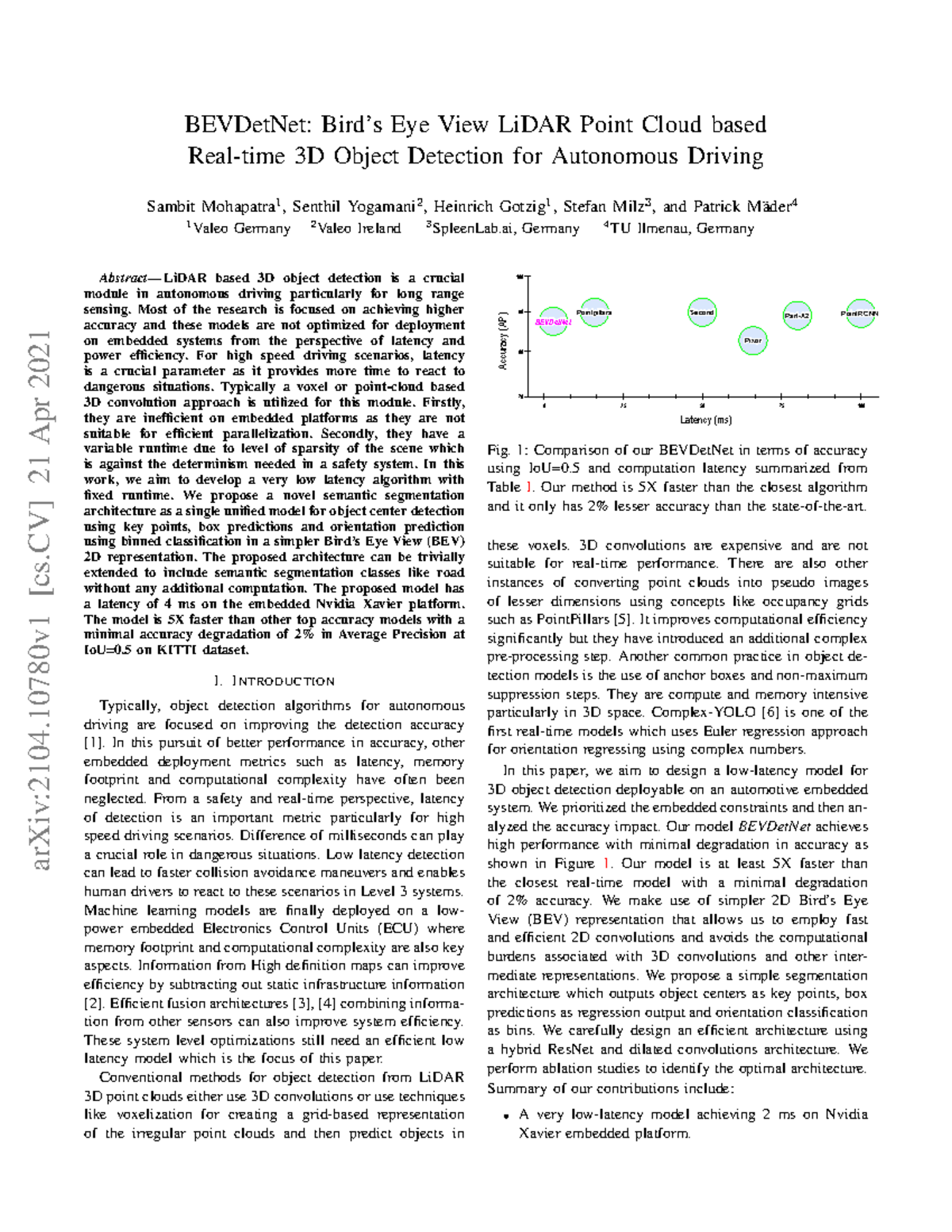3d object - This is about cloud computing. - BEVDetNet: Bird’s Eye View ...