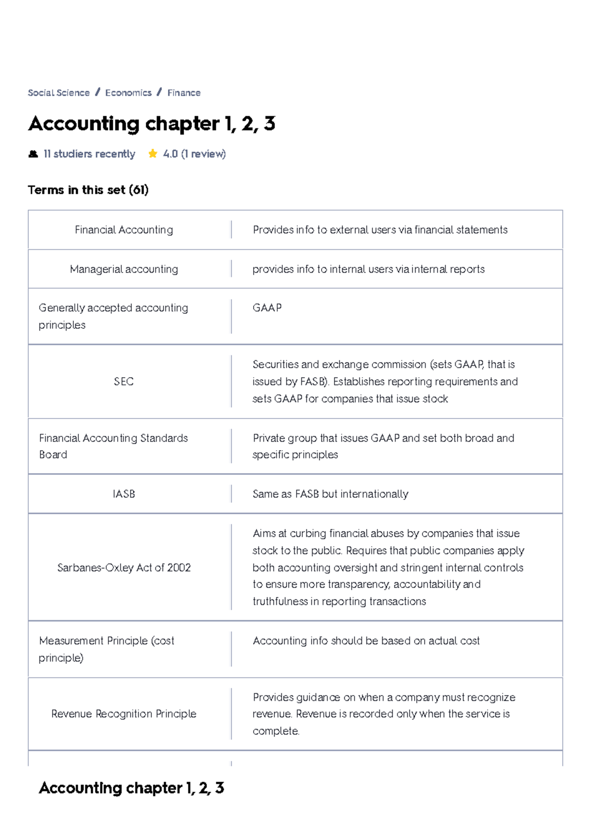 Accounting Chapter 1, 2, 3 Flashcards - Accounting Chapter 1, 2, 3 11 ...