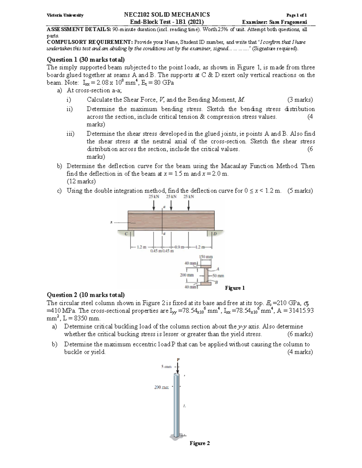 End Block Test NEC2102(1B1) 2021 - NEC2102 - VU - Studocu
