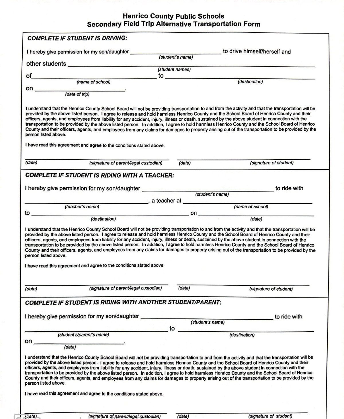 TSA Perm Form - tsa information requirements for the competition - BLAW ...