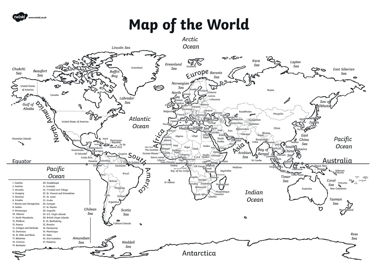 T2-g-351-outline-of-world-map-labelling-sheet- ver 10 - education - Studocu