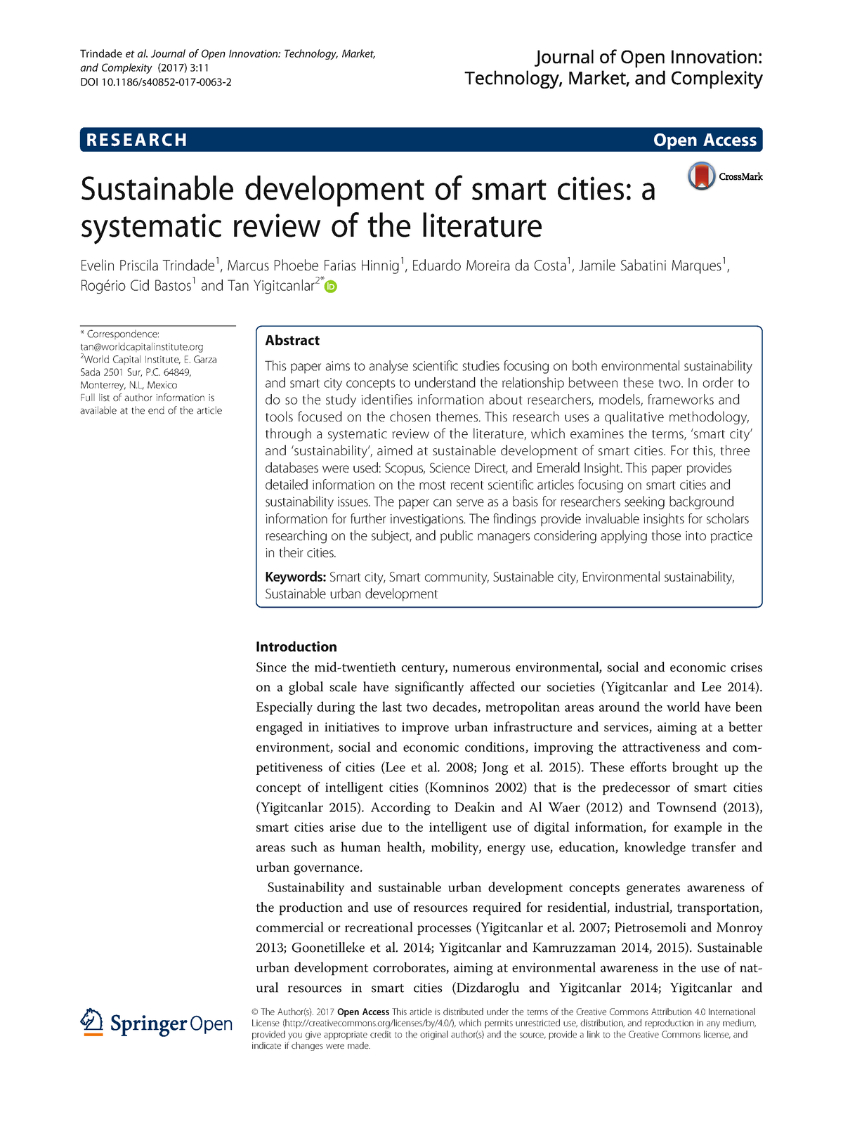 smart cities preparing a research paper