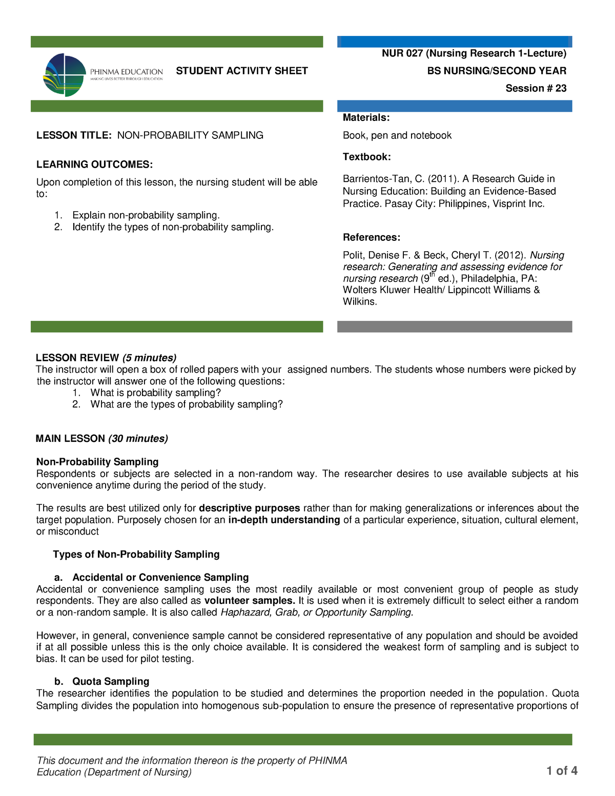 Sas Session 23 Research 1 - This Document And The Information Thereon 