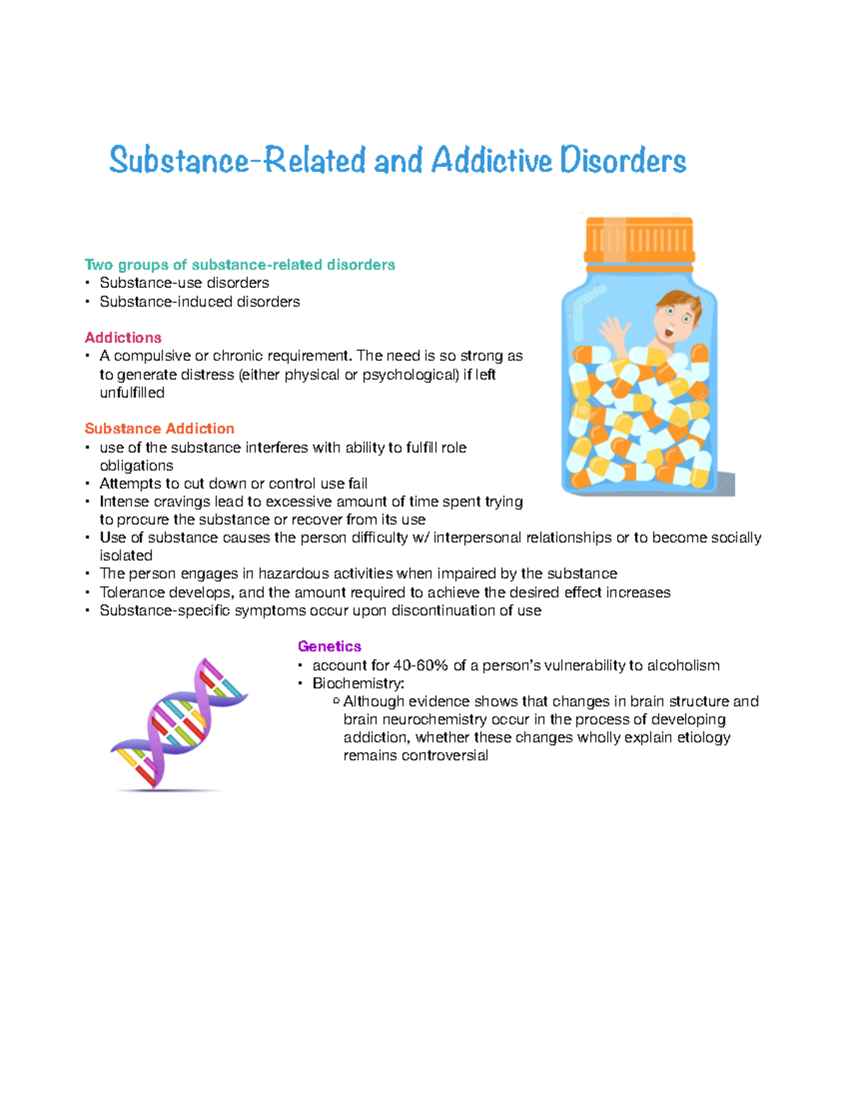 Mental Health Module 10 - Substance-Related And Addictive Disorders Two ...