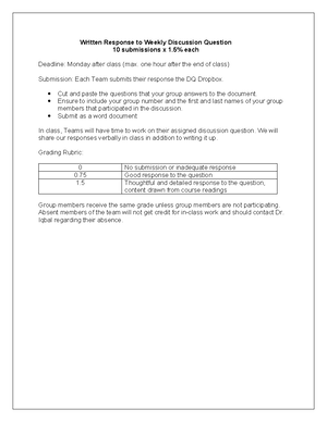 Test 2 Notes - Summary Experimental Design - Assignment # Nested Design ...
