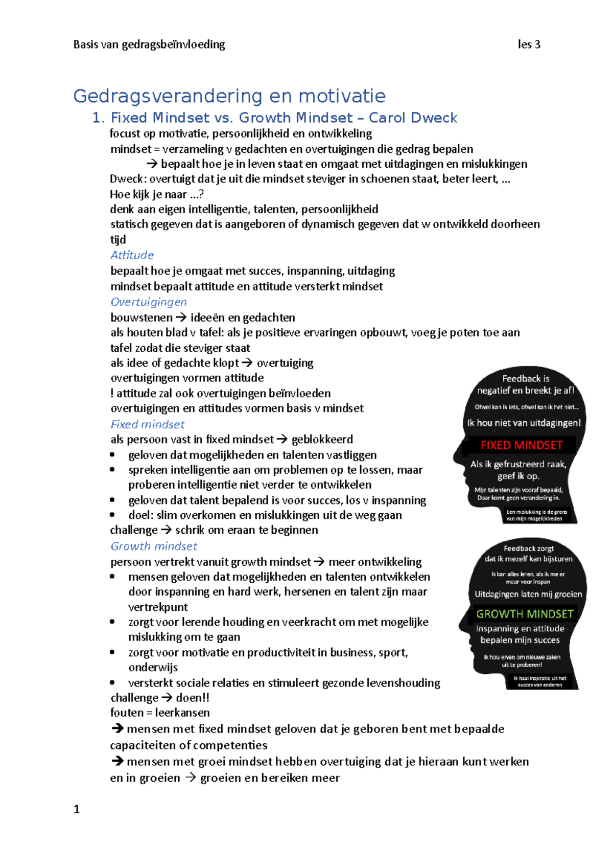 Samenvatting Gedragsverandering En Motivatie - Gedragsverandering En ...