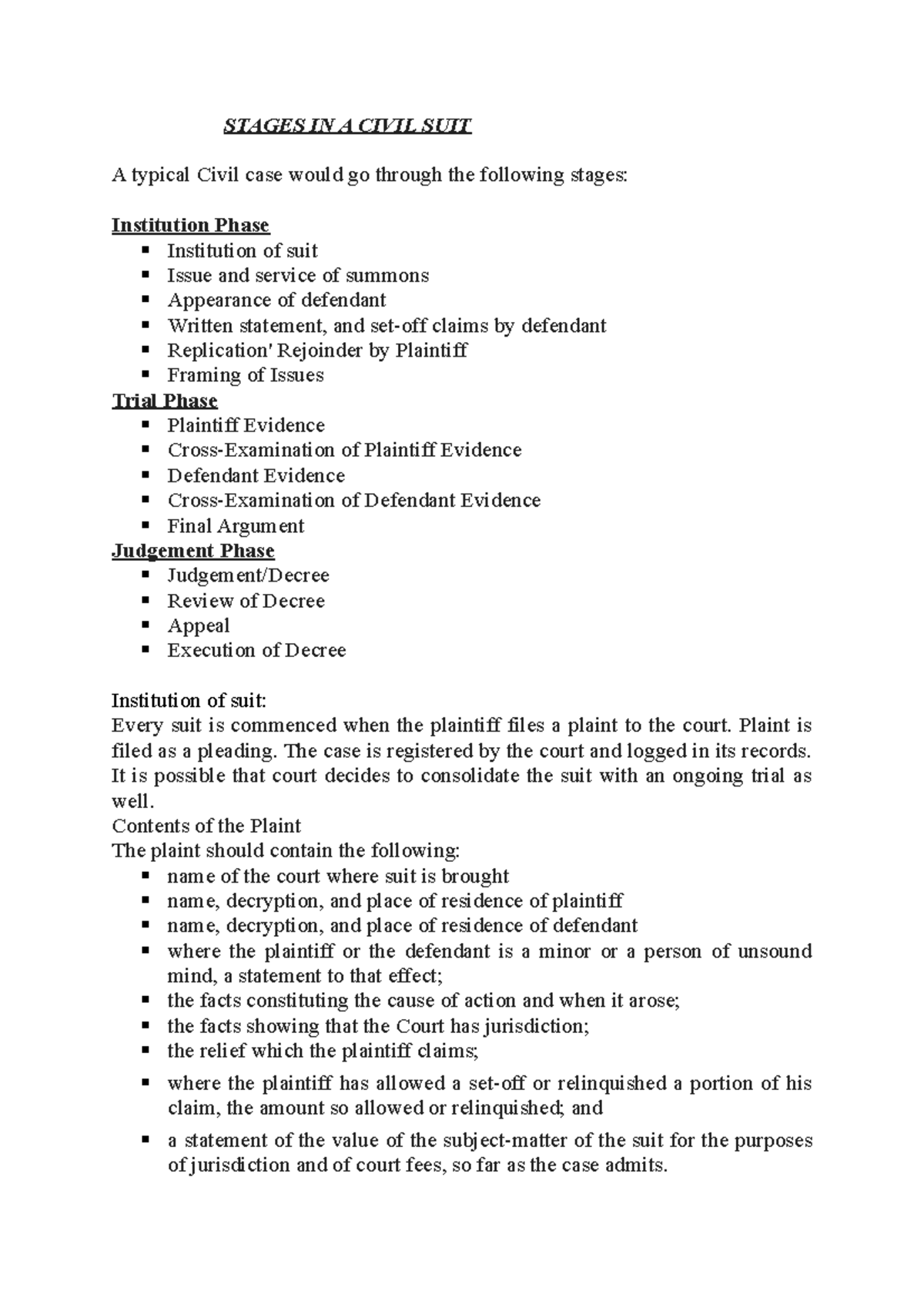 stages-in-civil-case-under-cpc-1908-stages-in-a-civil-suit-a-typical