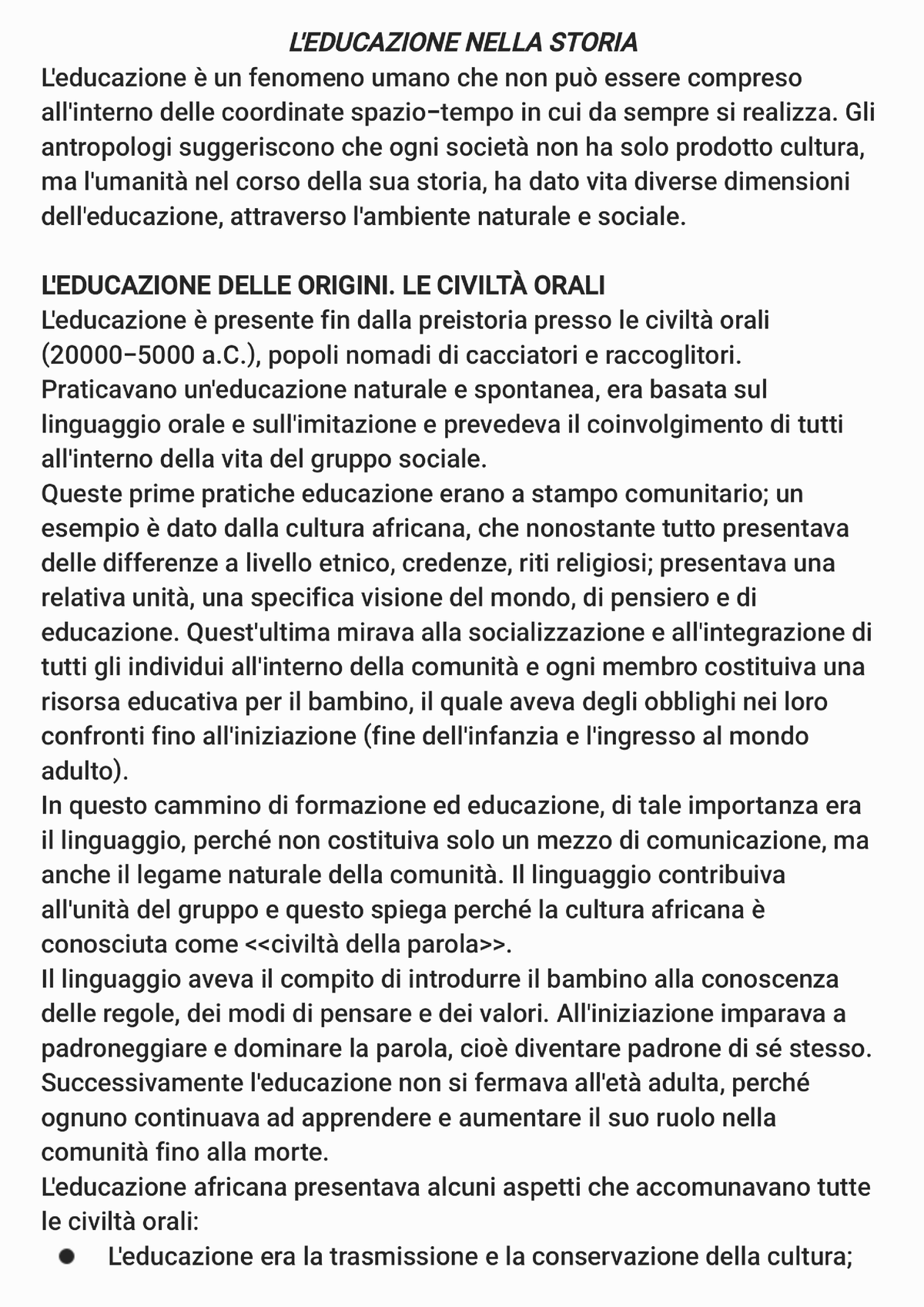 Capitolo 1 ( Parte UNO) - Riassunto - Best Notes Of English Educational ...