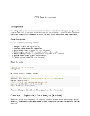6414 HW4 Peer Solutions FA2019 v2 - HW4 Peer Assessment Solutions Peer ...