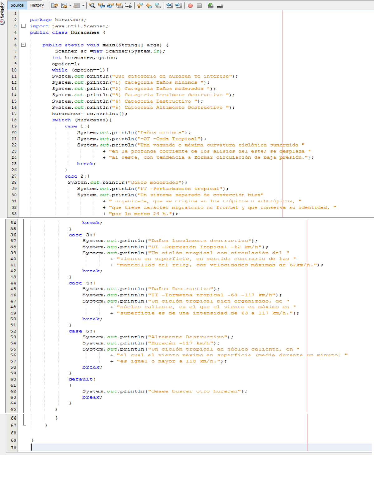 Menu de seleccion - Programa en java - Programacion - Menú de selección ...
