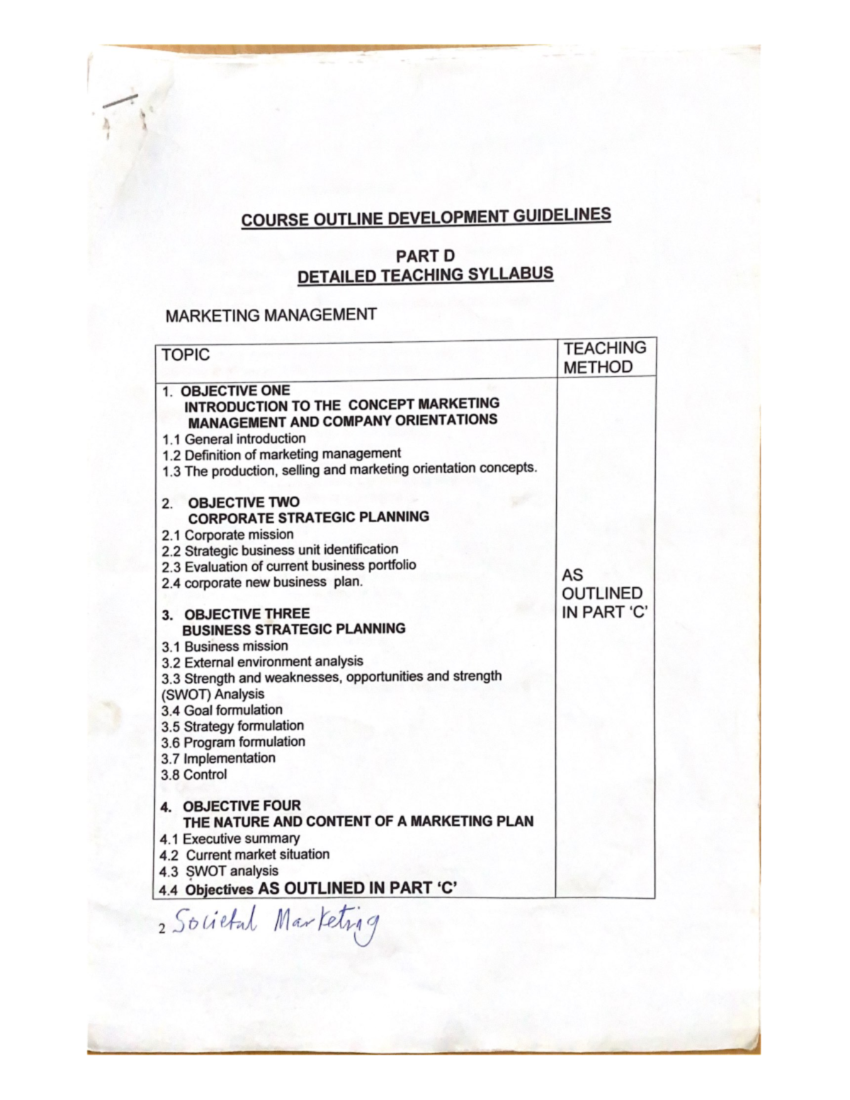 Course Outline Development Guidelines - Accounting - Studocu