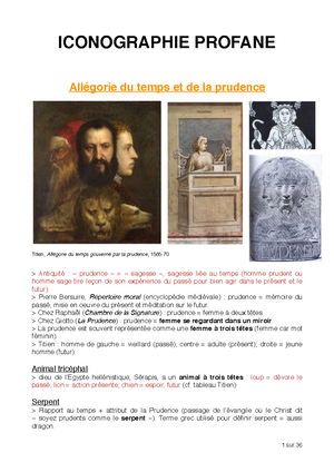 Iconographie profane - CM 1 : Introduction Période de la Renaissance ...