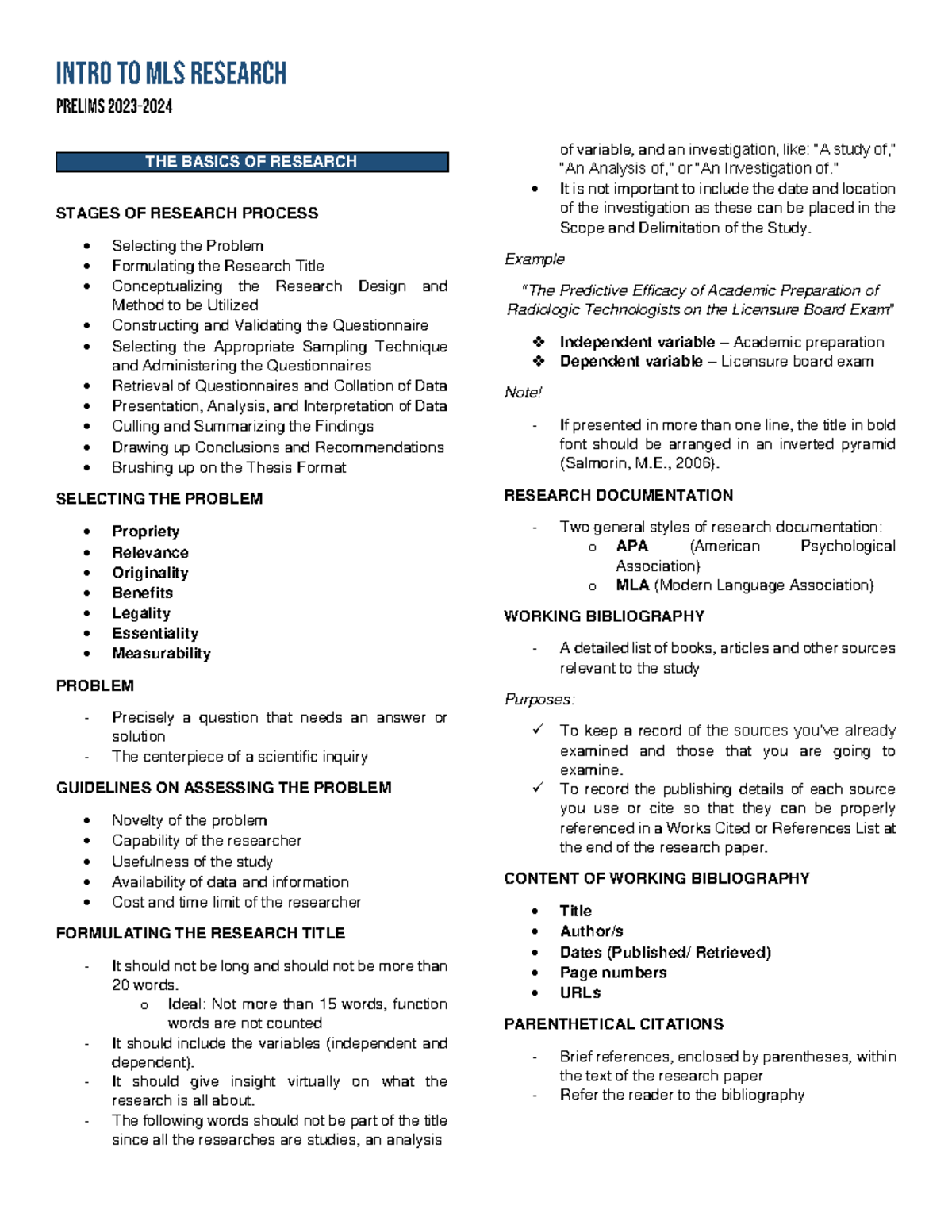 intro-to-mls-research-week-1-2-the-basics-of-research-stages-of