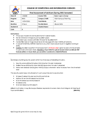 Dlf Lab 1 Digital Logic Fundamentals Lab 1 Ee1407 Digital Logic Dlf Lab 1 Digital Logic Fundamentals Lab 1 Ee1407 Digital Logic