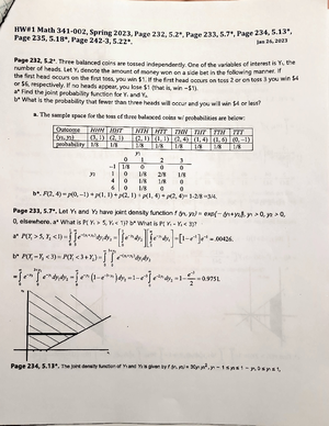07 - homework solution #07 - HW#12 Math 341-002, Spring 2019, Page 395 ...