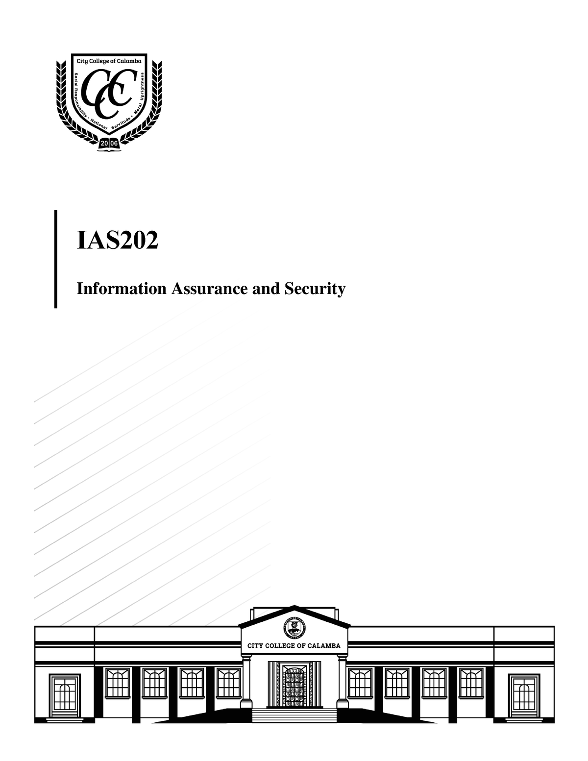 Lesson 3 - Information Assurance Security - IAS Information Assurance ...