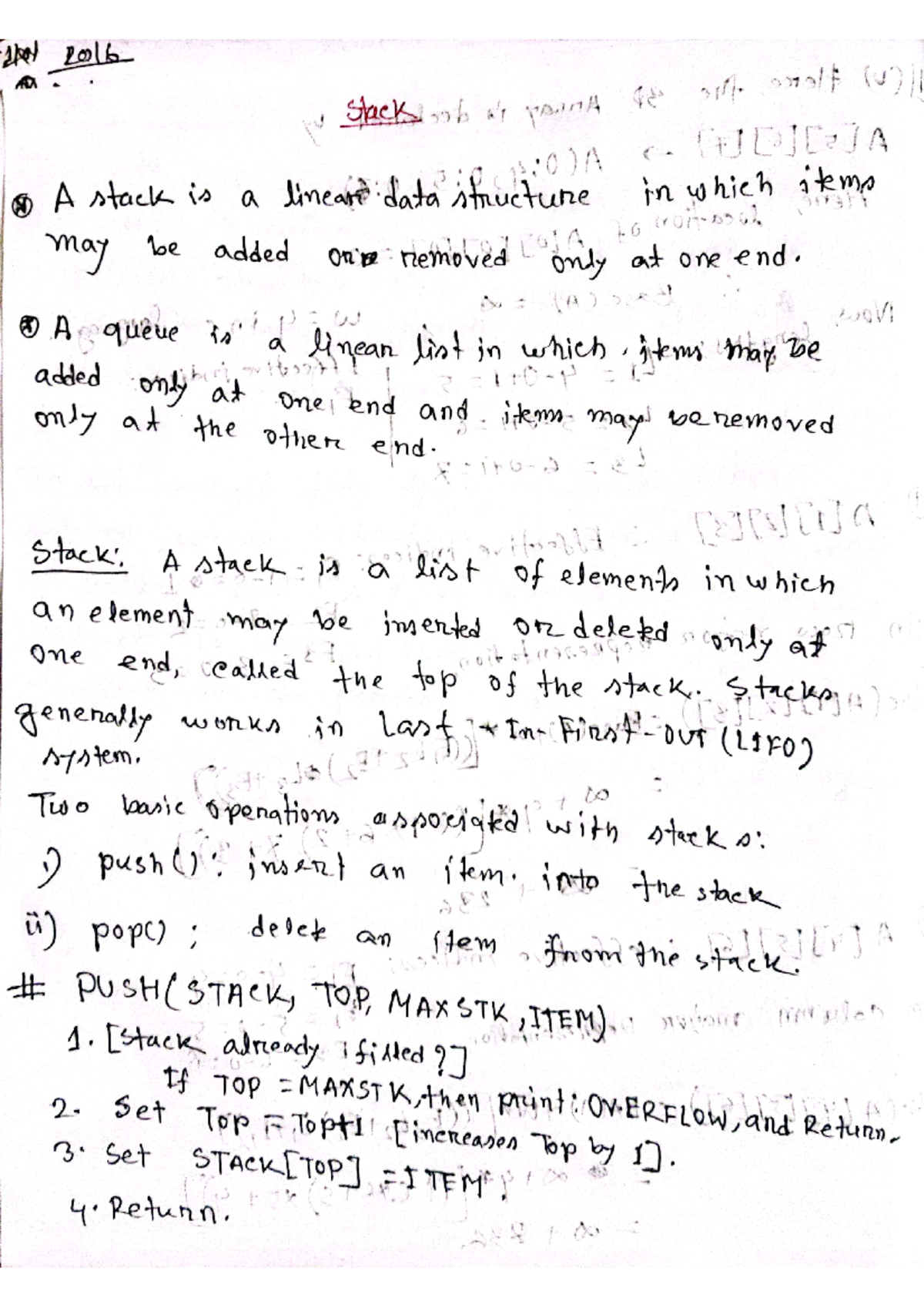 Dsa 2 - nOTES - Operating Systems - Studocu