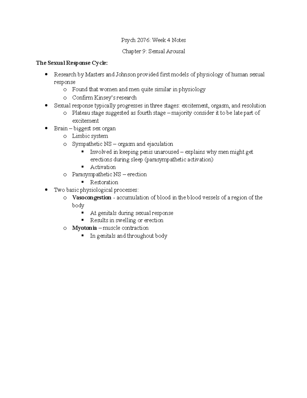 Psych 2076 Week 4 Notes - Dr. Corey Isaacs - Psych 2076: Week 4 Notes ...