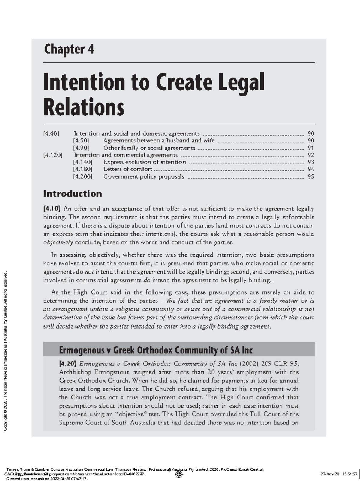 Law Chapter 4 - Identifies the relevant international business concepts ...