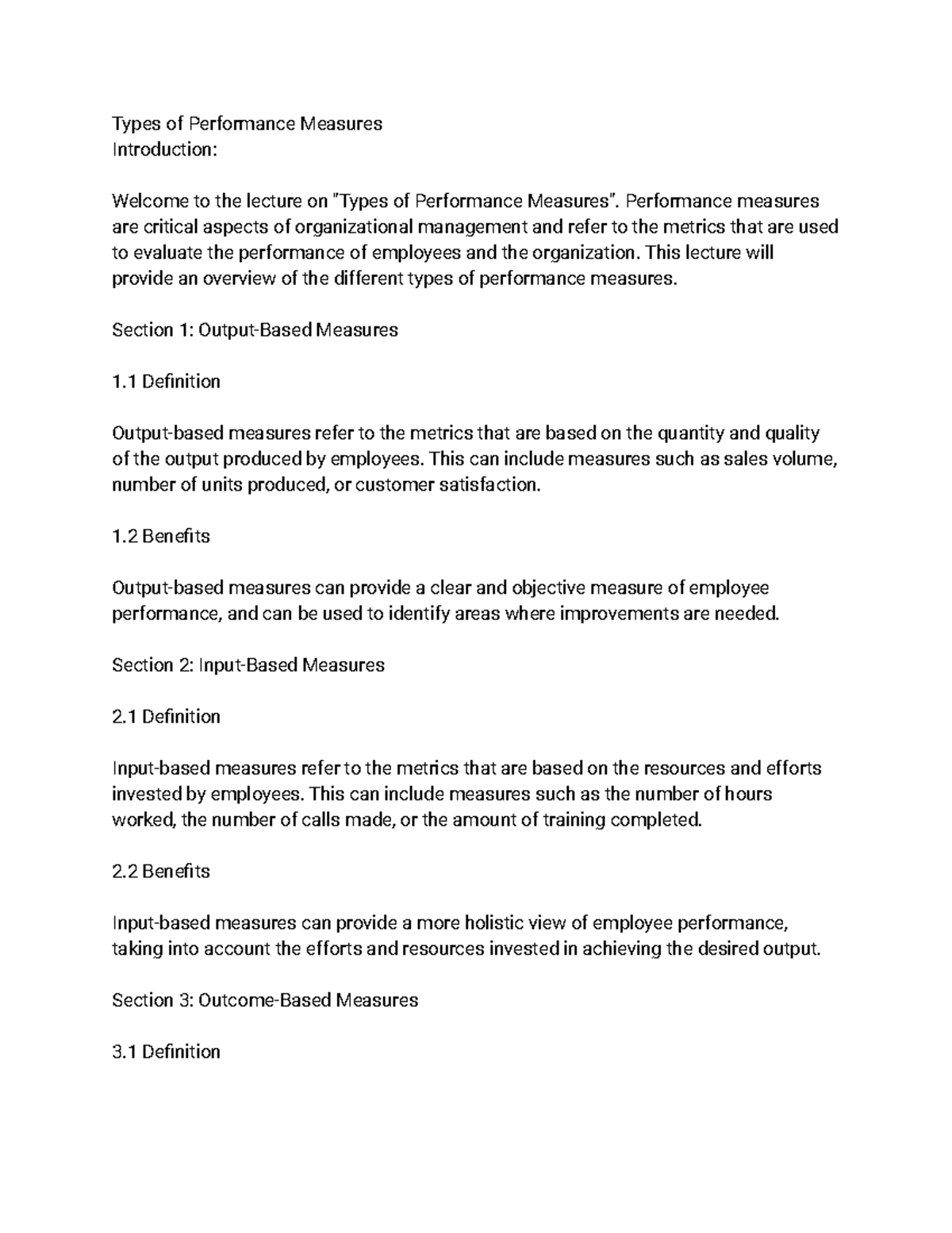 organizational-management-bmt-1420-lecture-14-types-of-performance