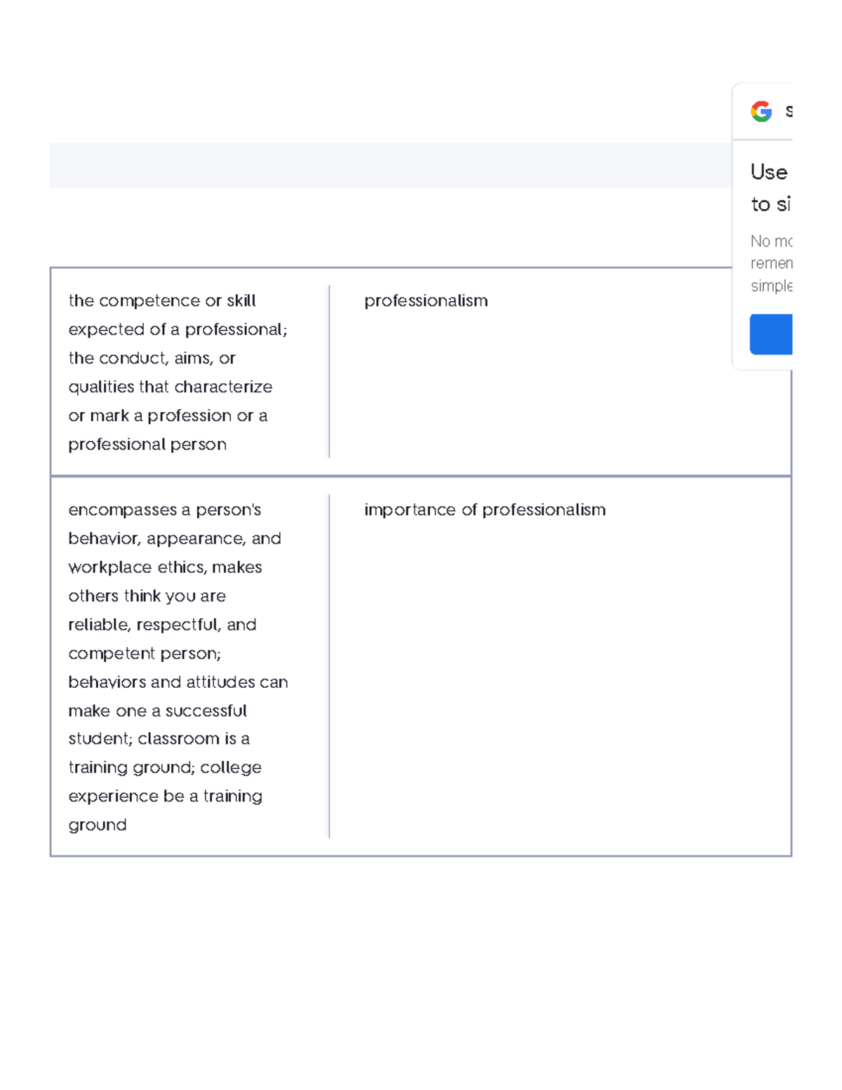 First Year Seminar Quiz #2 Flashcards Quizlet - The Competence Or Skill ...