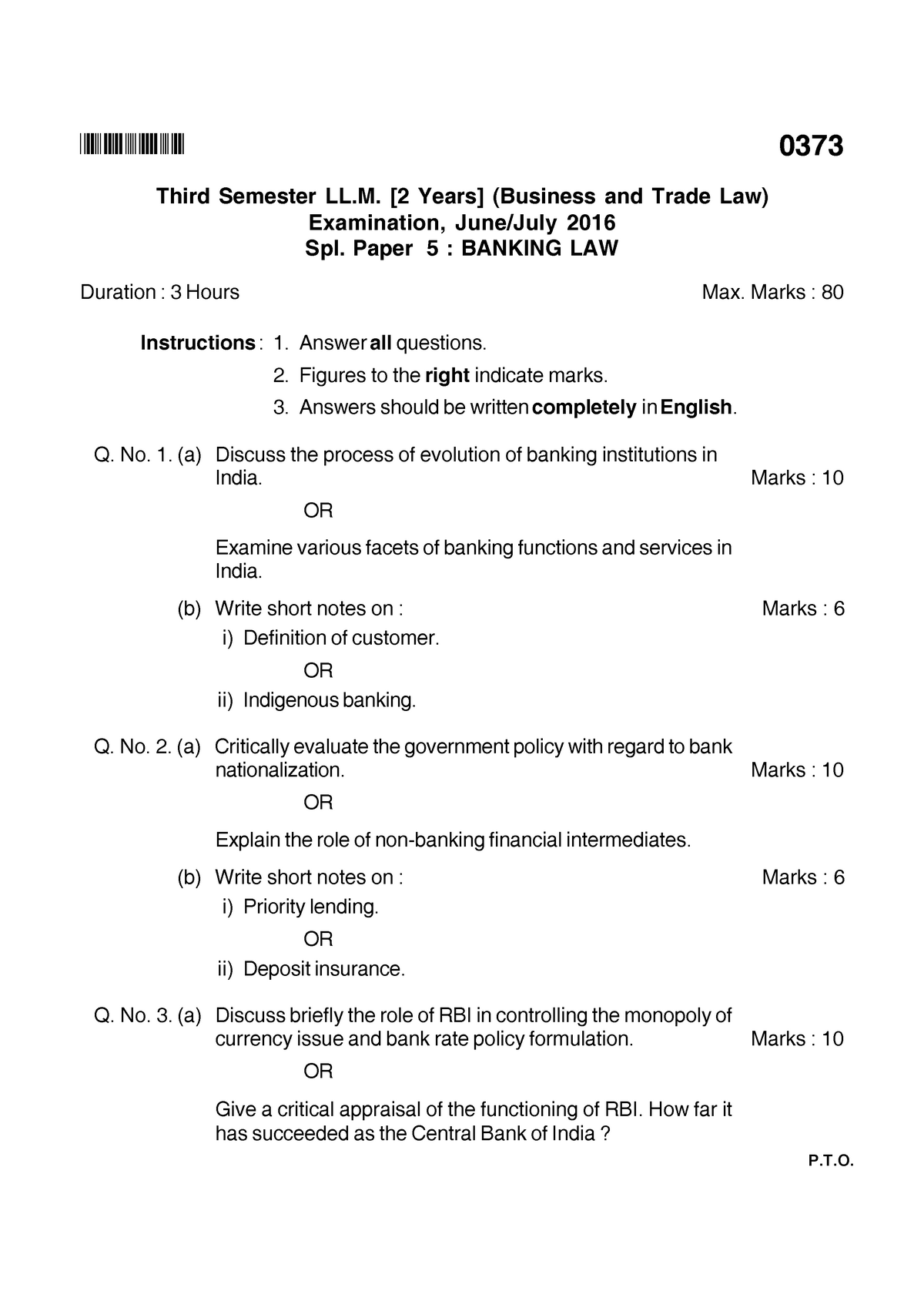 banking law assignment topics