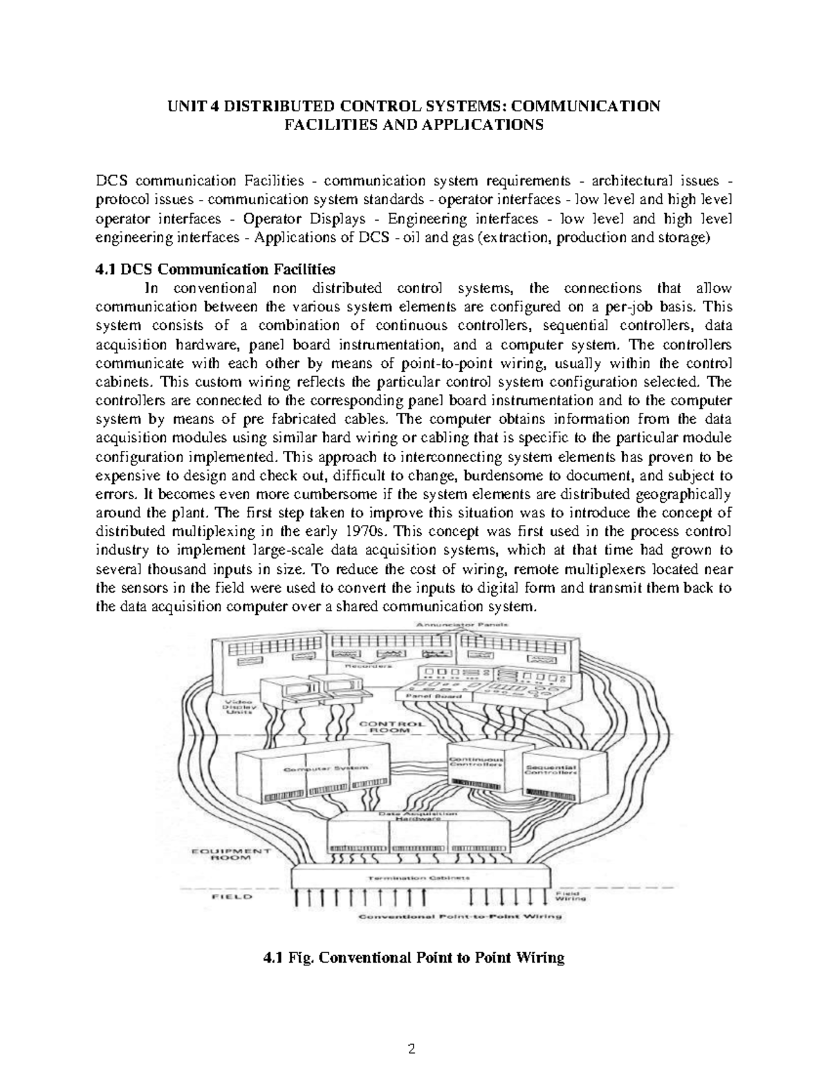 Distributed Control Systems , Communication Facilities AND Applications ...
