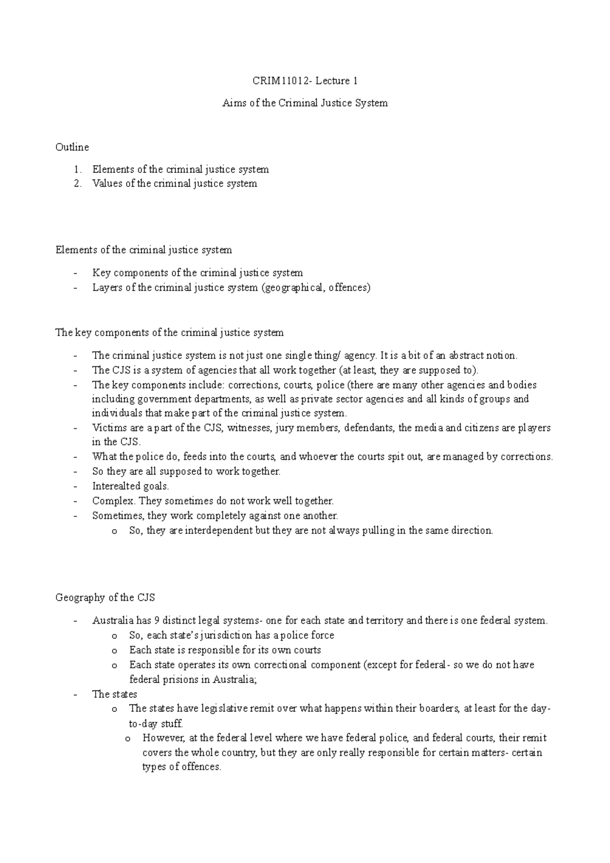 lecture-1-aims-of-the-criminal-justice-system-crim11012-lecture-1