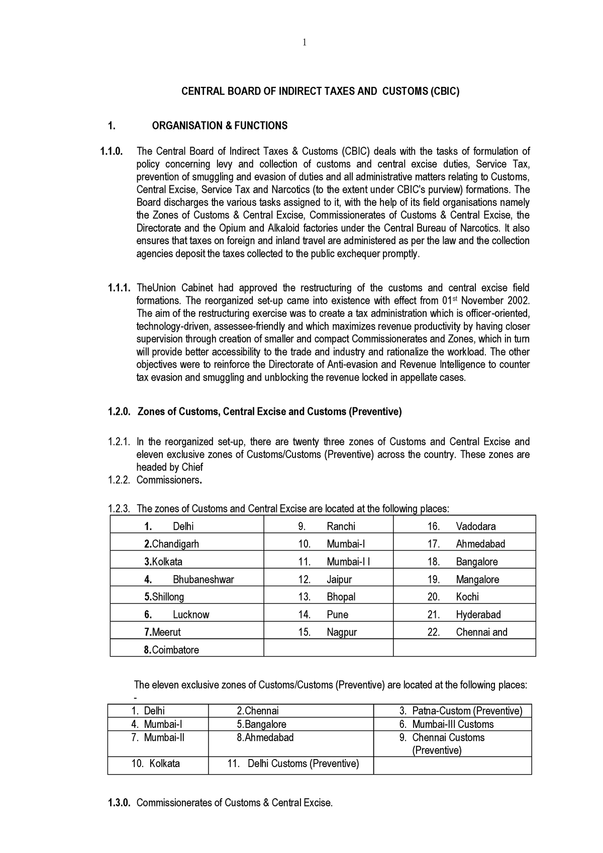 CBIC - NKKkamakkakK - CENTRAL BOARD OF INDIRECT TAXES AND CUSTOMS (CBIC ...