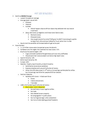 HST 103 Analytical Research Writing - Analytical Research Writing ...