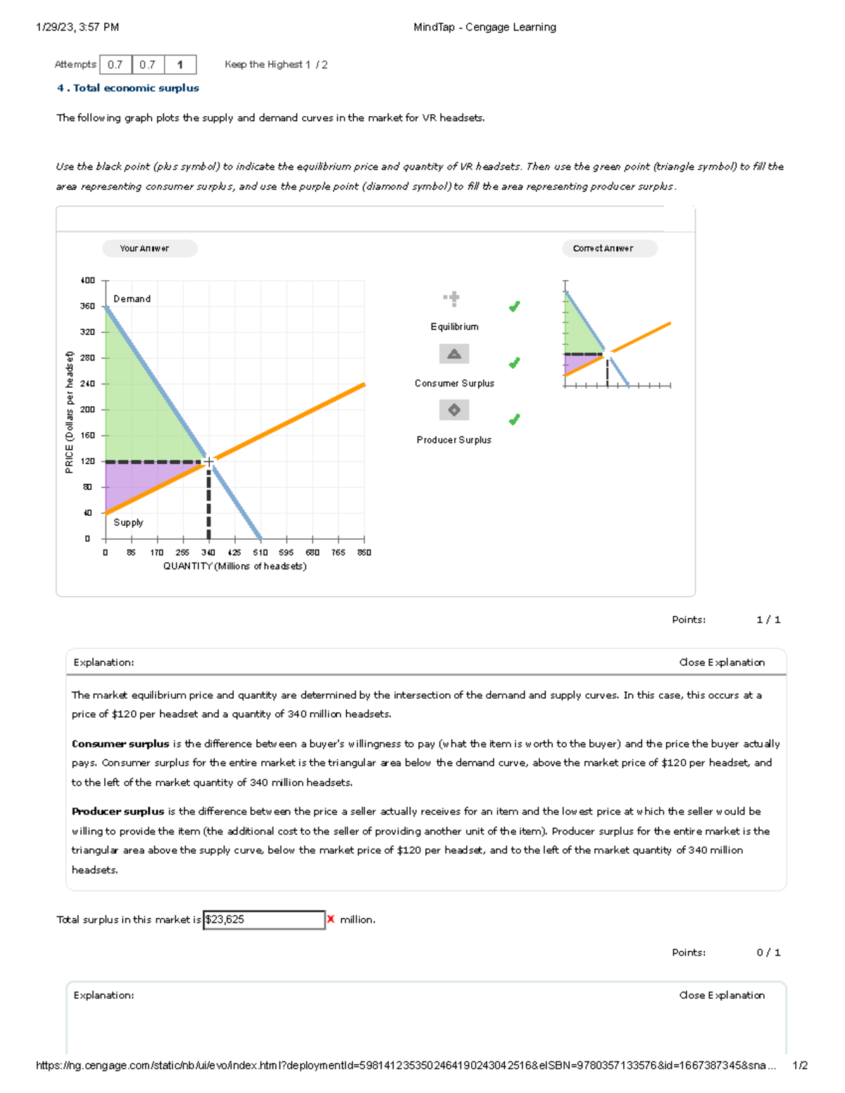 4-1 quiz question 4 - 1/29/23, 3:57 PM MindTap - Cengage Learning - Studocu