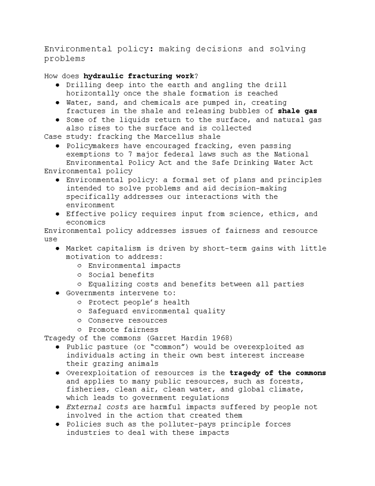 Environmental policy Taught by Ashley Case at UNC Asheville