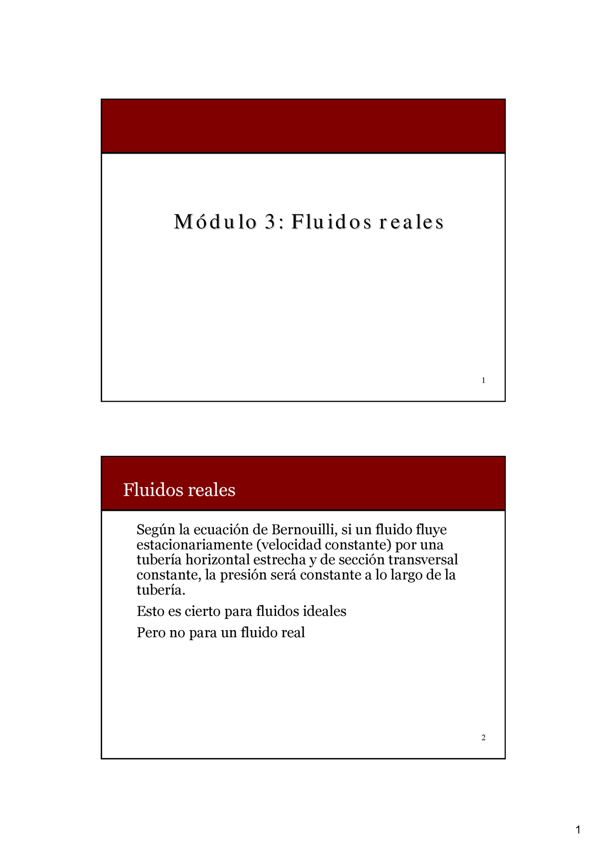 12 fluidos reales 1 MM óó d u lo 3 Flu id o s re ale sd u lo 3 Flu id o s re ale s 2