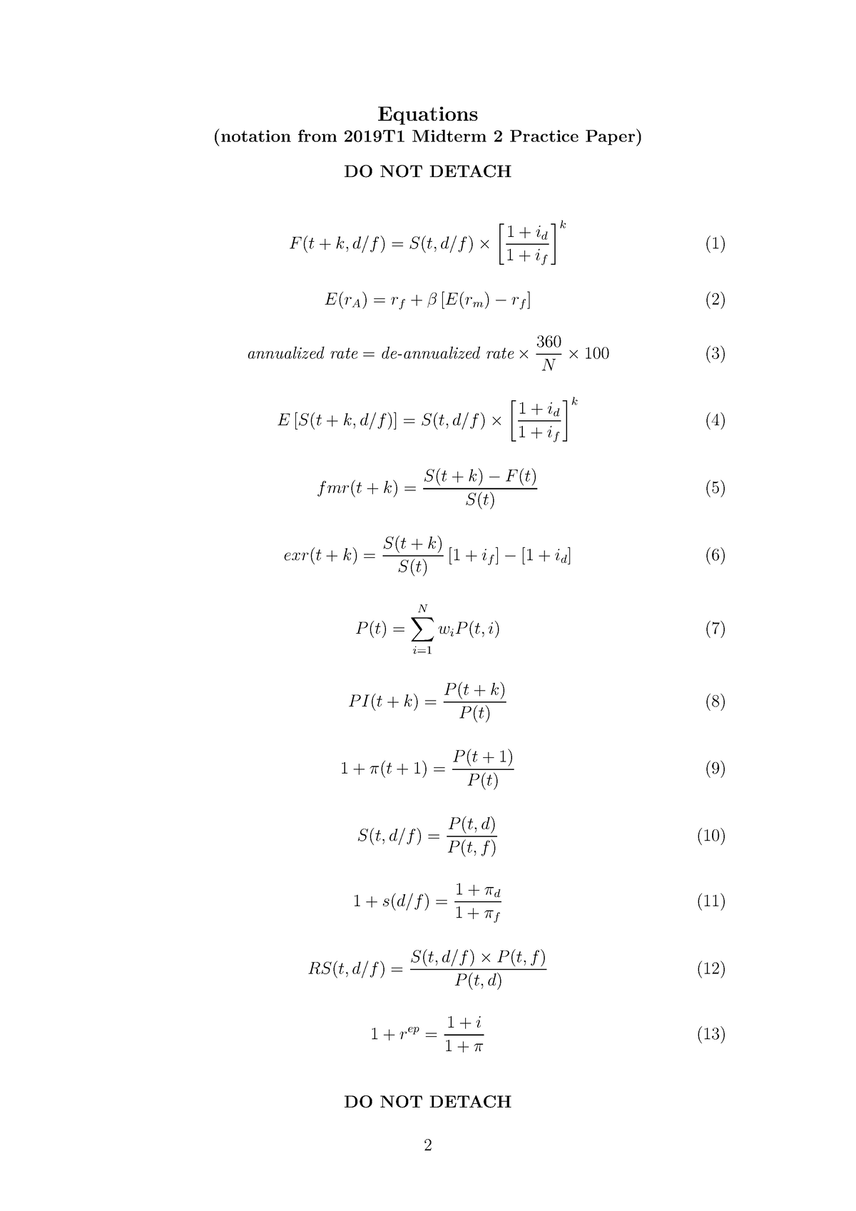 FINS3616.2019 T3 Mid Term Review Questions And Solutions - FINS3616 ...